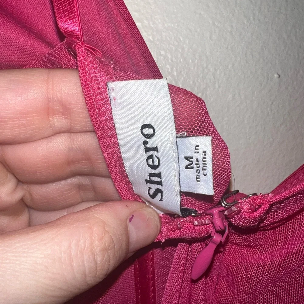 SHERO Pink Corset Top Dress SIZE MEDIUM - Picture 3 of 4